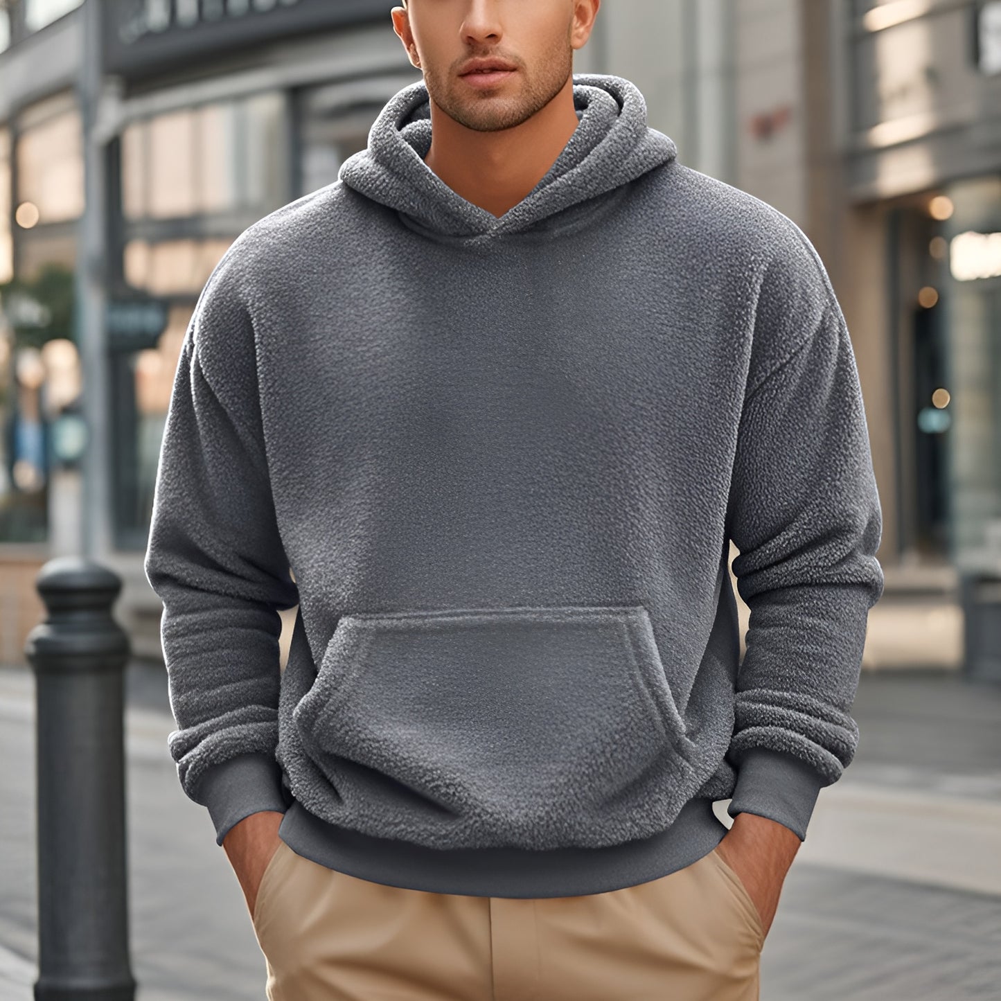 John | Double-sided Fleece Hoodie