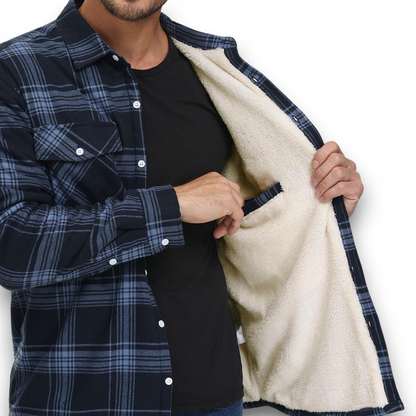 William | Fleece-Lined Flannel Jacket