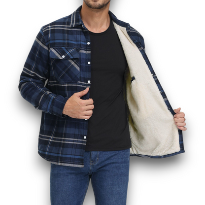 William | Fleece-Lined Flannel Jacket