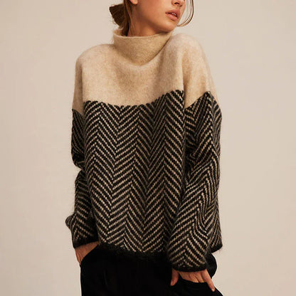 Emily | High-Collar Jumper