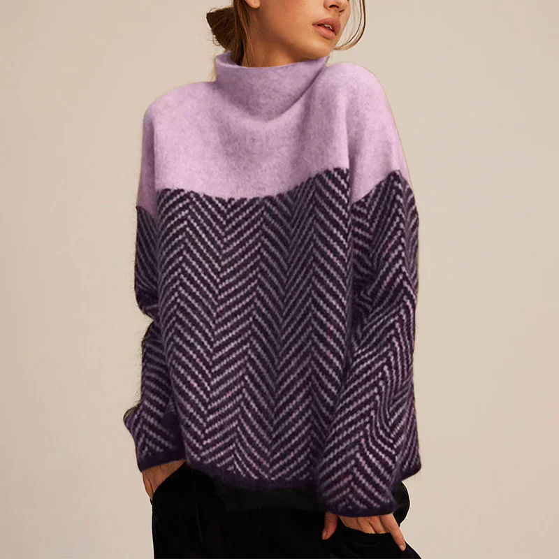 Emily | High-Collar Jumper