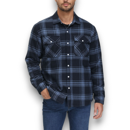 William | Fleece-Lined Flannel Jacket