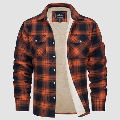 William | Fleece-Lined Flannel Jacket