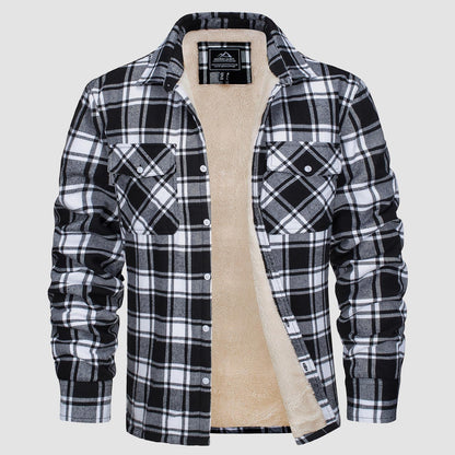 William | Fleece-Lined Flannel Jacket