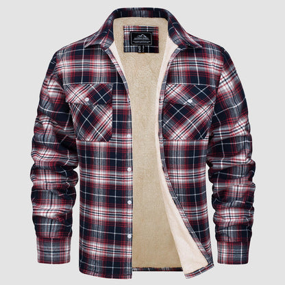 William | Fleece-Lined Flannel Jacket