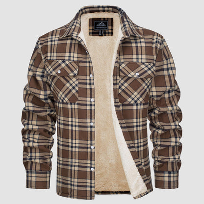 William | Fleece-Lined Flannel Jacket