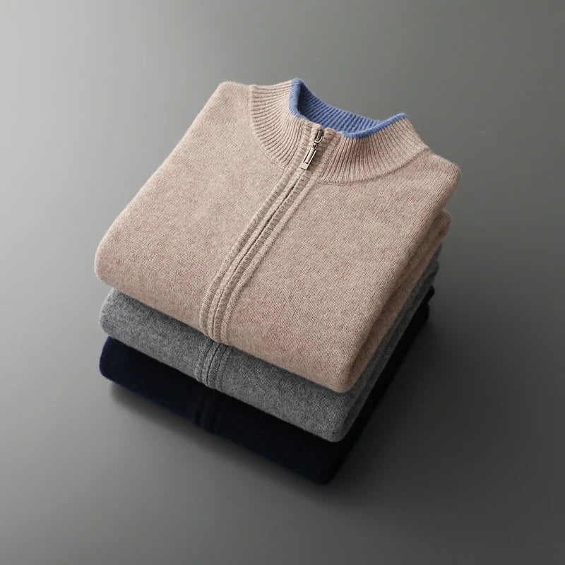 Scott | Cashmere Zip Jacket