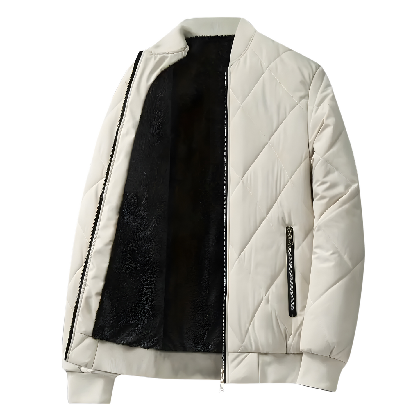 Wayne | Sherpa-Lined Varsity Jacket