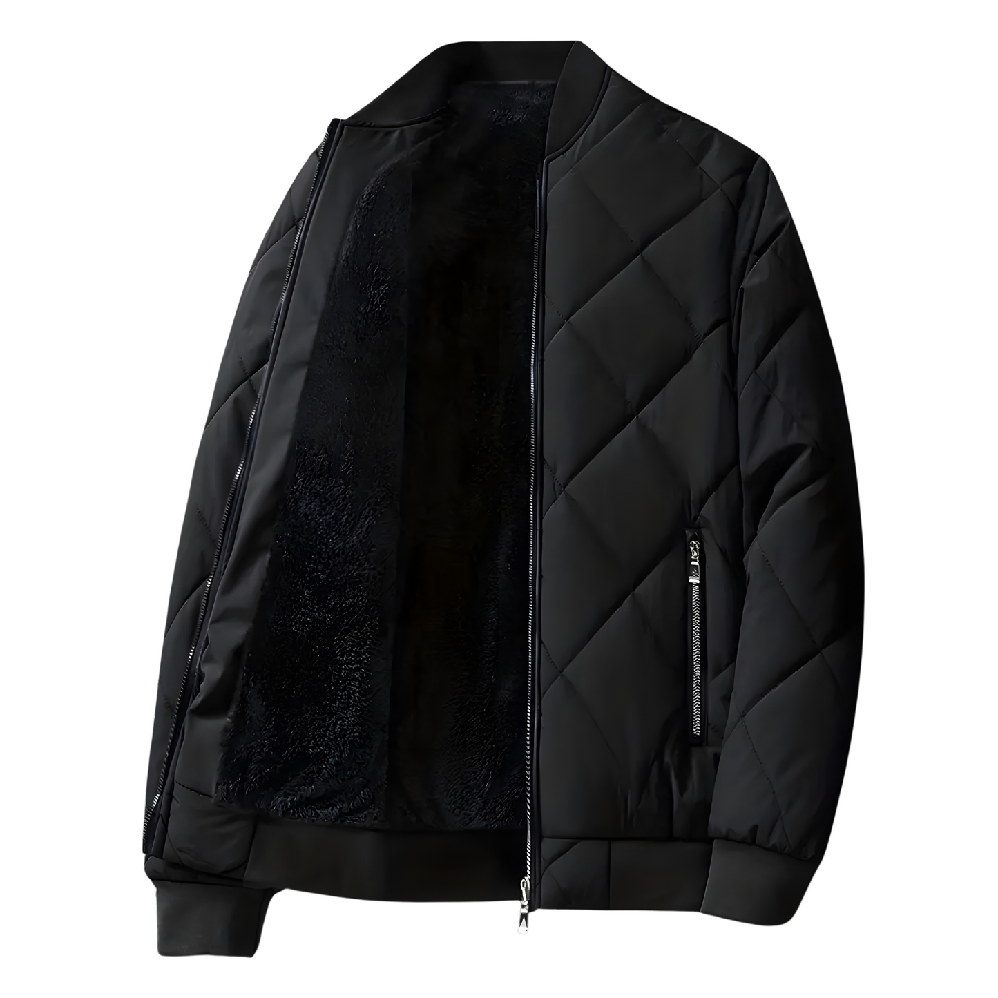 Wayne | Sherpa-Lined Varsity Jacket