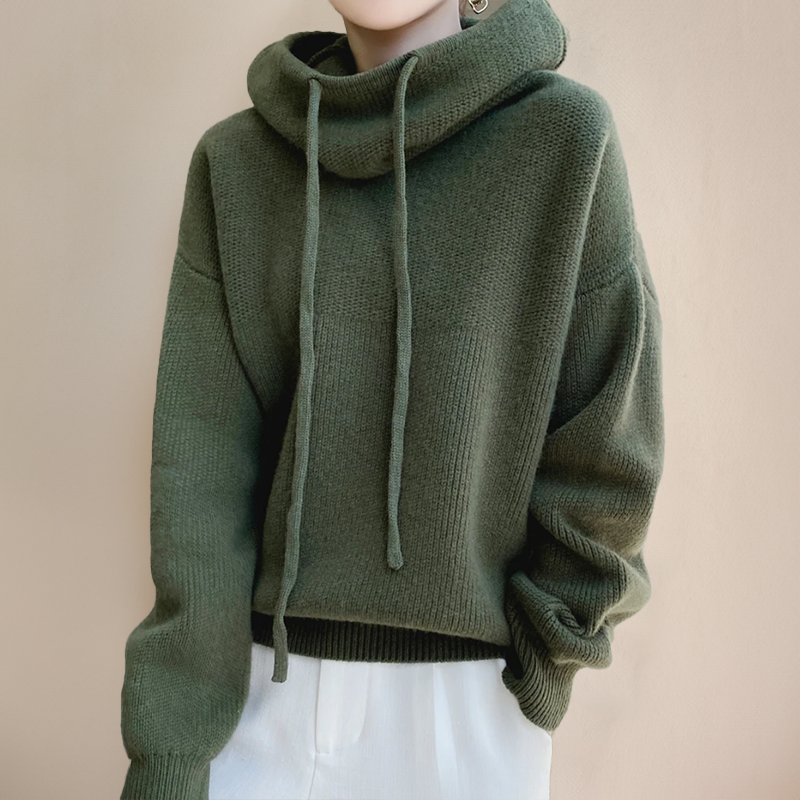 Sarah | Knitted Cosy Hoodie