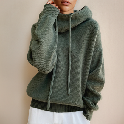 Sarah | Knitted Cosy Hoodie