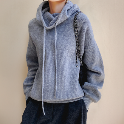 Sarah | Knitted Cosy Hoodie