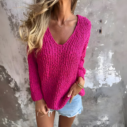 Kelly | Crocheted Knit Jumper